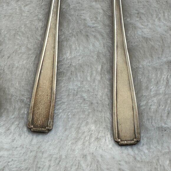 Vintage Holmes & Edwards Ladle Serving Silverplate Floral and Cocktail Forks Lot - Picture 11 of 11